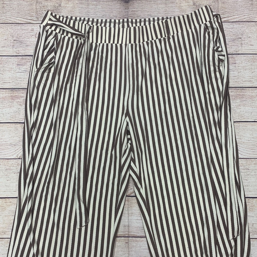 Anybody Striped Drawstring Pants